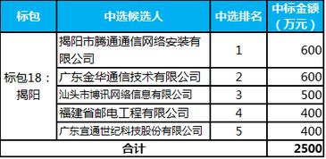 广东铁通14.9亿工程施工劳务分包项目开标,中铁通 鑫源 鑫和 天贝等97家中标